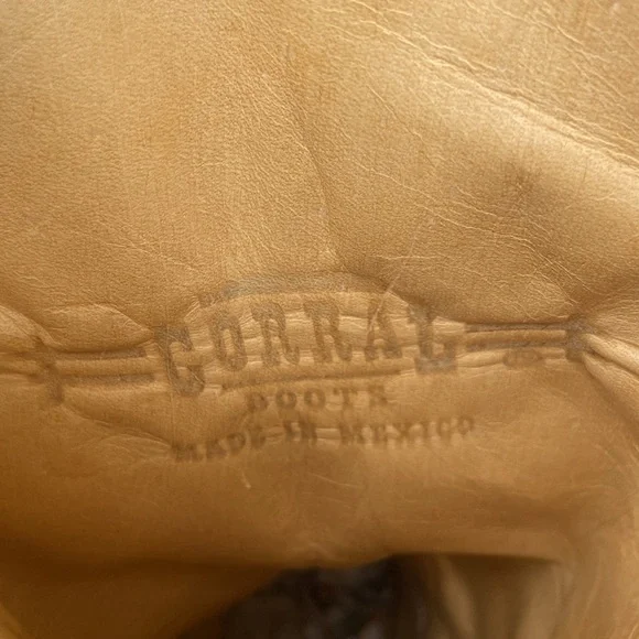 Corral Boots Turquoise Blue Leather Cortez Western Cowboy Boots Women's Size 10 - Picture 9 of 15